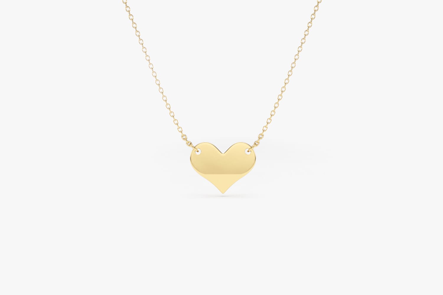 14k Gold Heart Necklace – FERKOS FJ